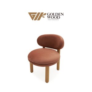 GW-CH21 | Velvet Curved Accent Chair