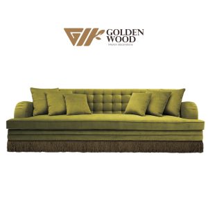 GW-SF17 | Velvet Fringe Sofa