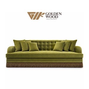 GW-SF17 | Velvet Fringe Sofa