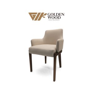GW-CH75 | Elegant Beige Upholstered Chair